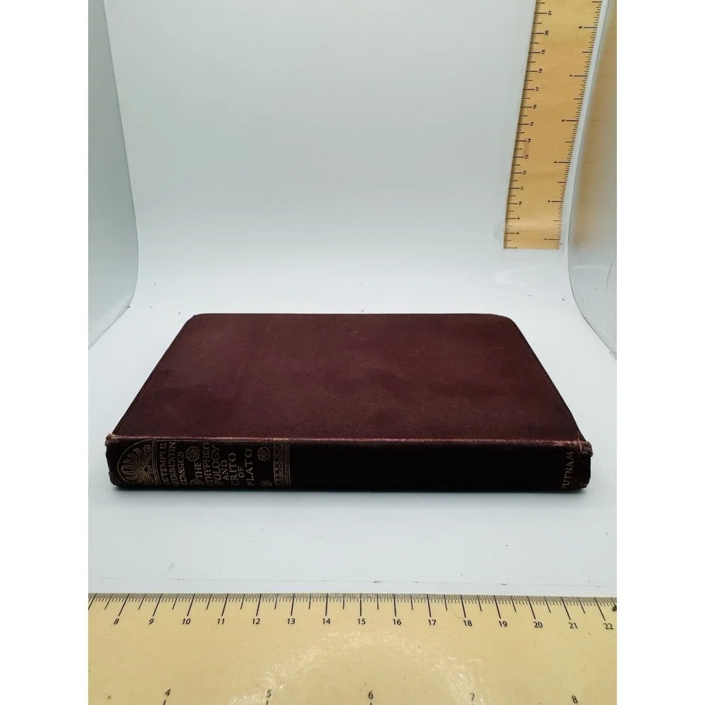 1906 hardcover edition of Euthyphro, Apology, and Crito